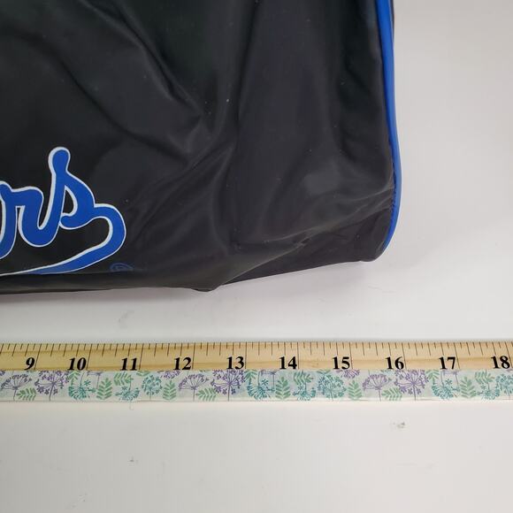 LA Dodgers 1998 Vintage Black Vinyl Duffle Bag MLB Baseball Giveaway - Picture 8 of 10